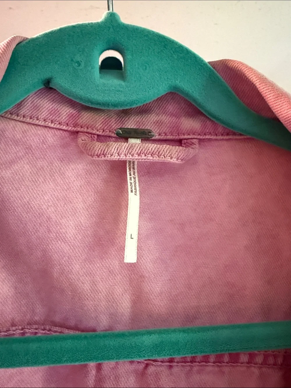 Free people rumors Pink Denim Jacket - Women - Picture 3 of 6